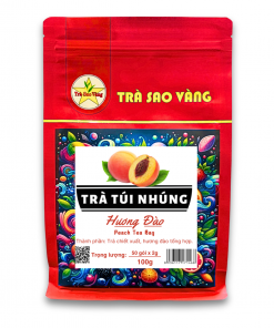 TRÀ ĐÀO TÚI NHÚNG - GÓI 100g
